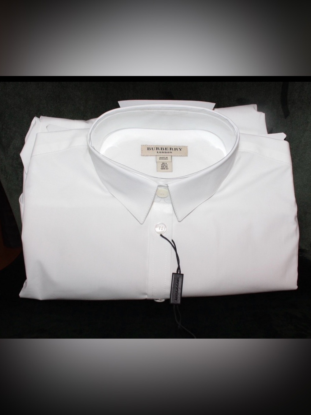 Burberry White Slim-Fit Shirt
